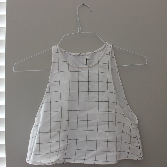 American Apparel Tops - modern flowy crop top